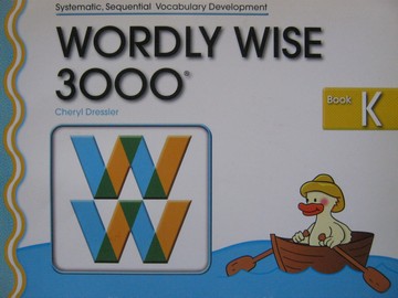 (image for) Wordly Wise 3000 Book K (P) by Cheryl Dressler