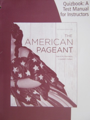 (image for) American Pageant 15th Edition AP Edition Quizbook (TE)(P)
