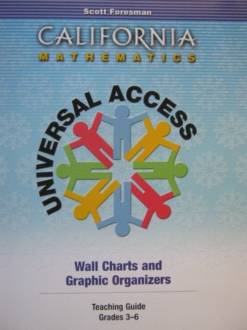 (image for) California Mathematics 3-6 Wall Charts & Graphic Organizer TG(P)