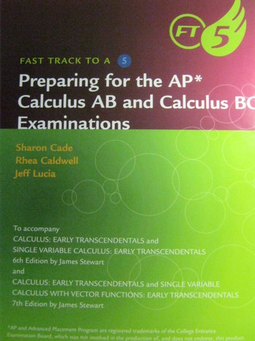 (image for) FT5 Preparing for the AP Calculus AB & BC Examinations (P)