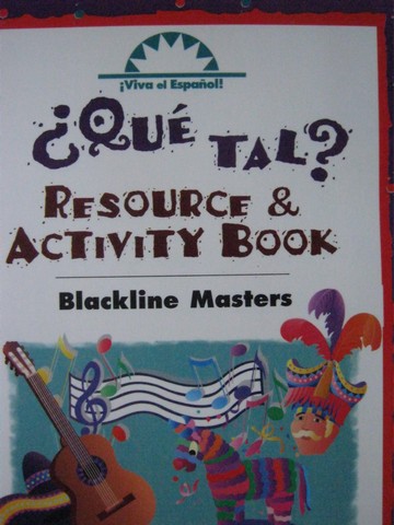 (image for) Viva el Espanol! Que Tal? Resource & Activity Book BLM (P)