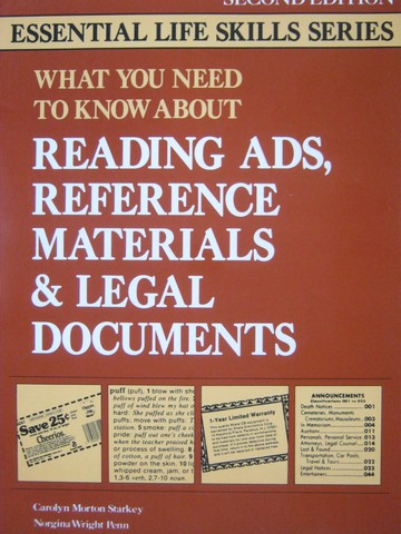 (image for) What You Need to Know About Reading Ads Reference 2e (P)