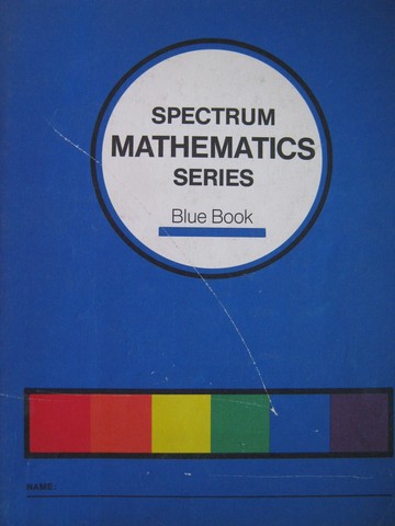 (image for) Spectrum Mathematics Blue Book (P) by France & Clarke