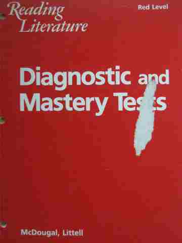 (image for) Reading Literature 7 Red Level Diagnostic & Mastery Tests (P)