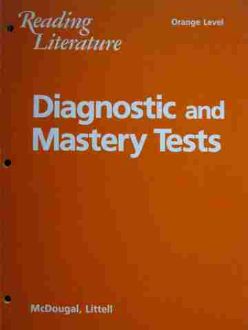 (image for) Reading Literature 9 Orange Level Diagnostic & Mastery Tests (P)