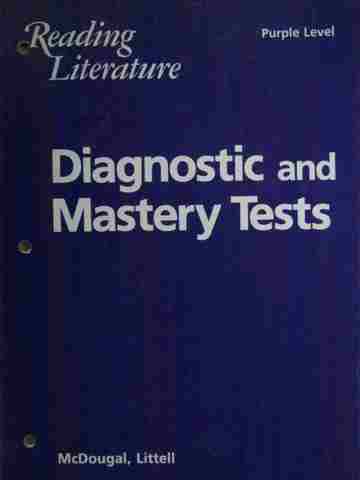 (image for) Reading Literature 12 Purple Level Diagnostic & Mastery Tests(P)
