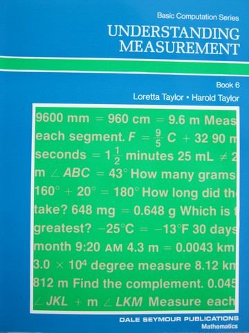 (image for) Basic Computation Series Book 6 Understanding Measurement (P)