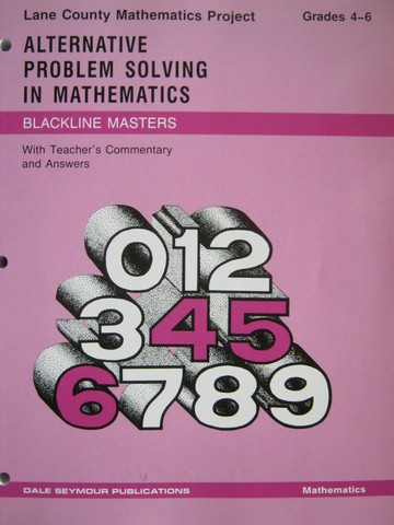 (image for) Alternative Problem Solving in Mathematics Grades 4-8 BLM (P)