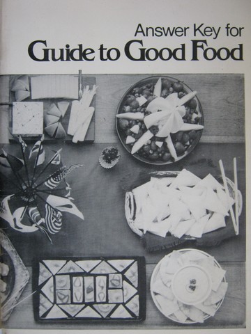 (image for) Guide to Good Food Answer Key (P) by Largen, Lusteck, & Bence
