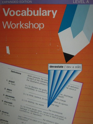 (image for) Vocabulary Workshop Expanded Edition Level A (P) by Shostak