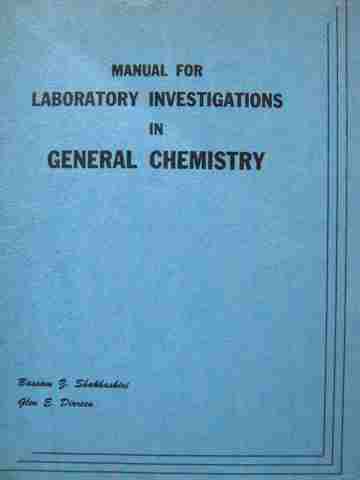 (image for) Manual for Lab Investigations in General Chemistry (Spiral) - Click Image to Close