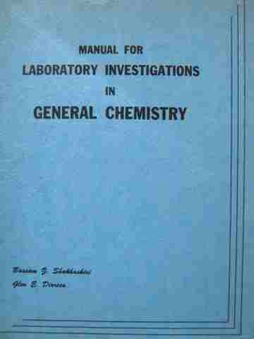 (image for) Manual for Lab Investigations in General Chemistry (Spiral)