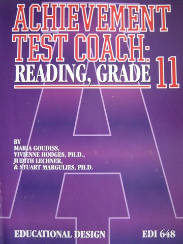 (image for) Achievement Test Coach Reading Grade 11 (P) by Goudiss, Hodges