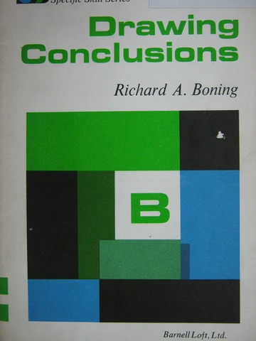 (image for) Specific Skill Series Drawing Conclusions Book B (P) by Boning