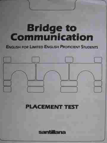 (image for) Bridge to Communication Placement Test (P)