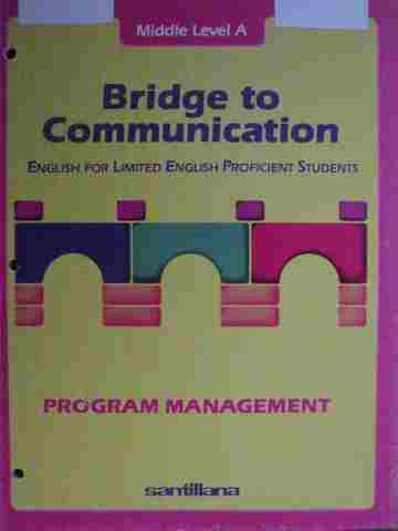 (image for) Bridge to Communication Middle A Program Management (P)