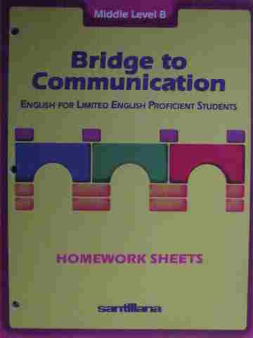 (image for) Bridge to Communication Middle B Homework Sheets (P)