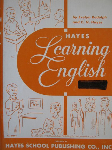 (image for) Hayes Learning English 4 TE (TE)(P) by Rudolph & Hayes