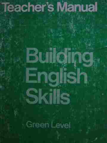 (image for) Building English Skills Green Level TM (TE)(P) by Blackall & Sirotin