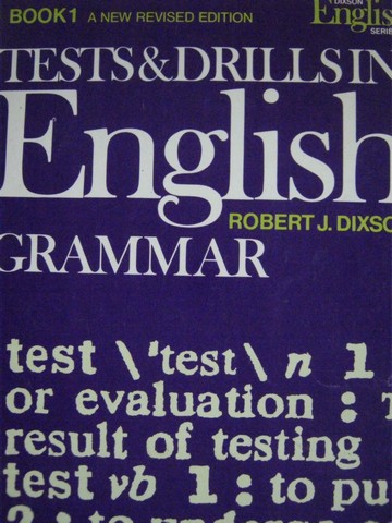 (image for) Tests & Drills in English Grammar Book 1 Revised Edition (P)