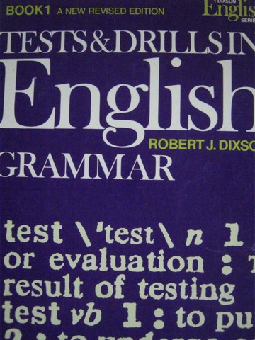 (image for) Tests & Drills in English Grammar Book 1 Revised Edition (P)