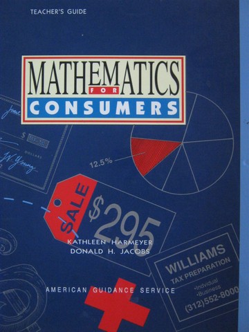 (image for) AGS Mathematics for Consumers TG (TE)(P) by Harmeyer & Jacobs