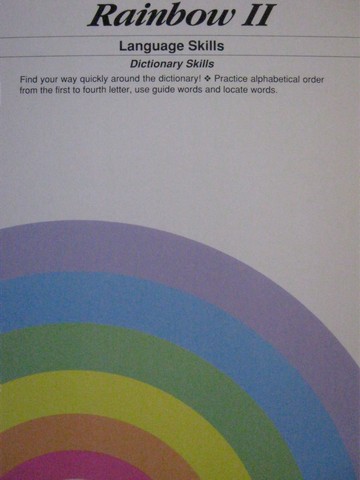 (image for) Rainbow 2 Language Skills Dictionary Skills (Spiral)
