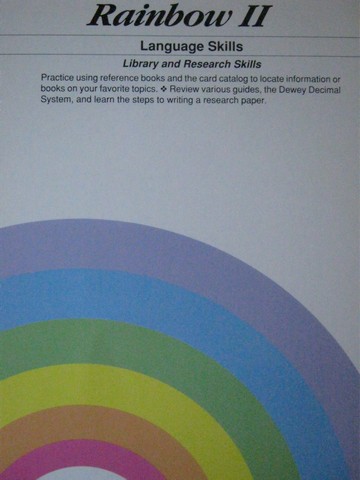 (image for) Rainbow 2 Language Skills Library & Research Skills (Spiral)
