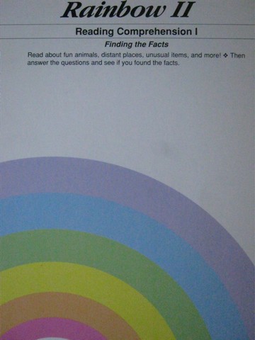 (image for) Rainbow 2 Reading Comprehension 1 Finding the Facts (Spiral)