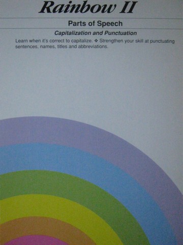 (image for) Rainbow 2 Parts of Speech Capitalization & Punctuation (Spiral)