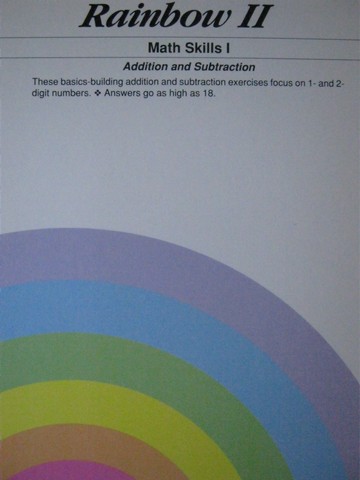 (image for) Rainbow 2 Math Skills 1 Addition & Subtraction (Spiral)