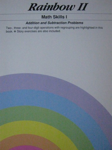 (image for) Rainbow 2 Math Skills 1 Addition & Subtraction Problems (Spiral)