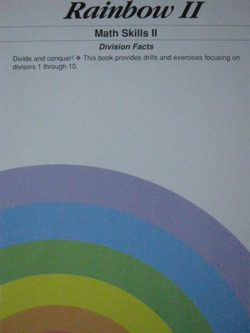 (image for) Rainbow 2 Math Skills 2 Division Facts (Spiral)