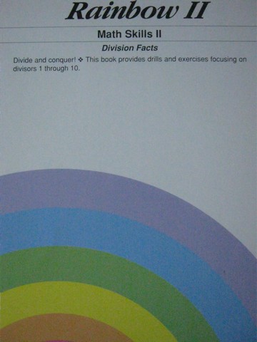 (image for) Rainbow 2 Math Skills 2 Division Facts (Spiral)