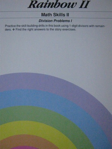 (image for) Rainbow 2 Math Skills 2 Division Problems 1 (Spiral)