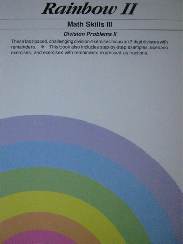 (image for) Rainbow 2 Math Skills 3 Division Problems 2 (Spiral)