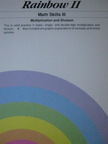 (image for) Rainbow 2 Math Skills 3 Multiplication & Division (Spiral)