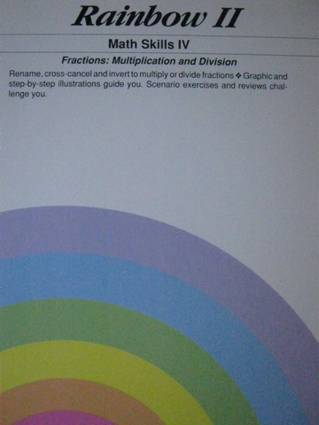 (image for) Rainbow 2 Math Skills 4 Fractions: Multiplication & (Spiral)