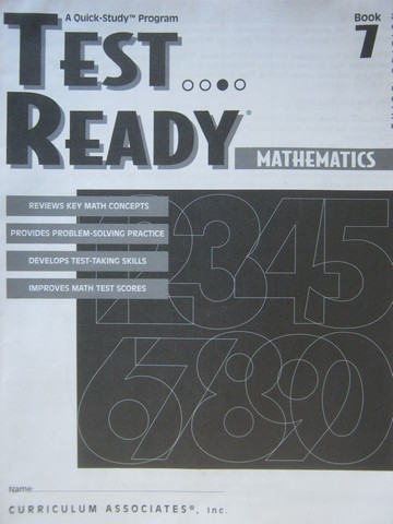 (image for) Test Ready 7 3rd Edition Mathematics (P) by Enright, Miller,