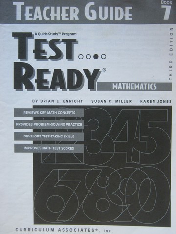 (image for) Test Ready 7 3rd Edition Mathematics TG (TE)(P) by Enright,