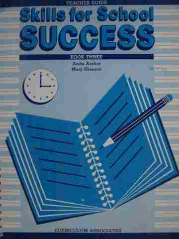 (image for) Skills for School Success Book 3 TG (TE)(Wiro) by Archer,