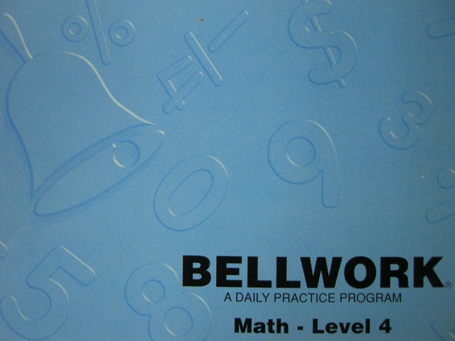 (image for) Bellwork Math 4 (P) by De Pue, Kinney, & De Pue