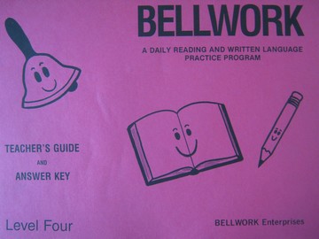 (image for) Bellwork Reading & Written Language 4 TG (TE)(P) by Kinney,