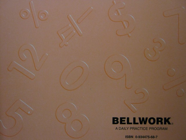 (image for) Bellwork Math 2 (P) by De Pue, Kinney, & De Pue