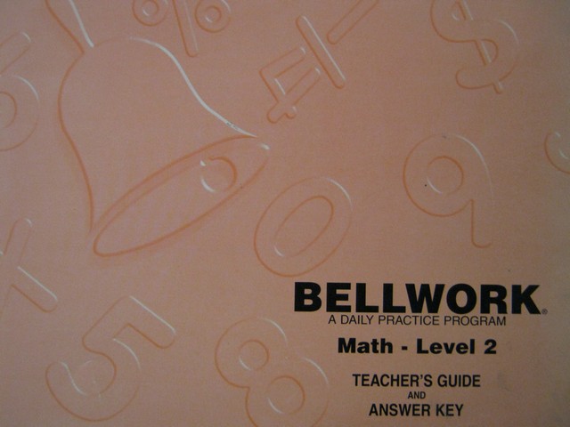 (image for) Bellwork Math 2 TG & Answer Key (TE)(P) by De Pue, Kinney,