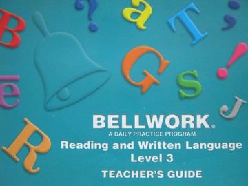 (image for) Bellwork Reading & Written Language 3 TG (TE)(P) by Kinney &