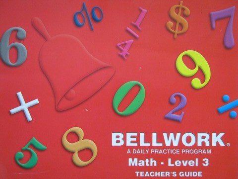 (image for) Bellwork Math 3 TG (TE)(P) by De Pue, Kinney, & De Pue