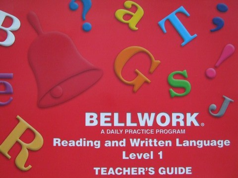 (image for) Bellwork Reading & Written Langauge 1 TG (TE)(P) by Gall,