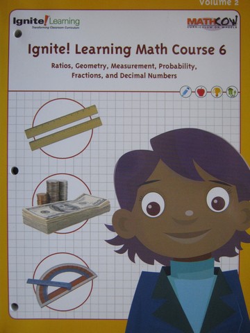 (image for) Ignite! Learning Math Course 6 Volume 2 (P) by Anderson, Brenner - Click Image to Close