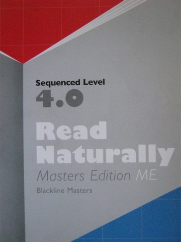 (image for) Read Naturally ME Sequenced Level 4.0 BLM (P) by Ihnot,